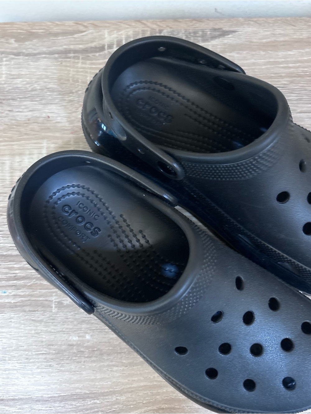 NWOT CROCS Kids Classic Clog — Black Size 7 - Picture 3 of 3